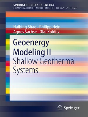 cover image of Geoenergy Modeling II